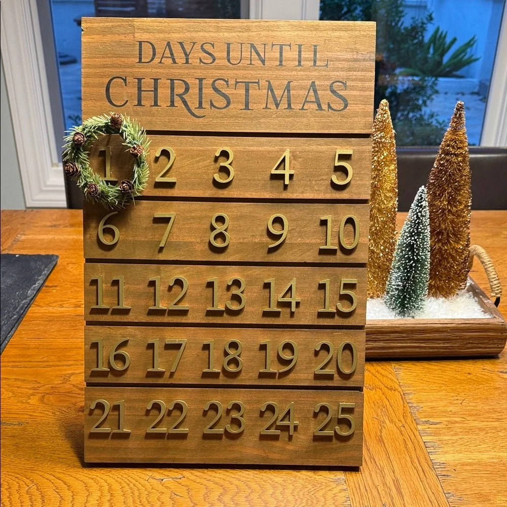 Target threshold Wooden Christmas Countdown /advent Calendar - Picture 2 of 7